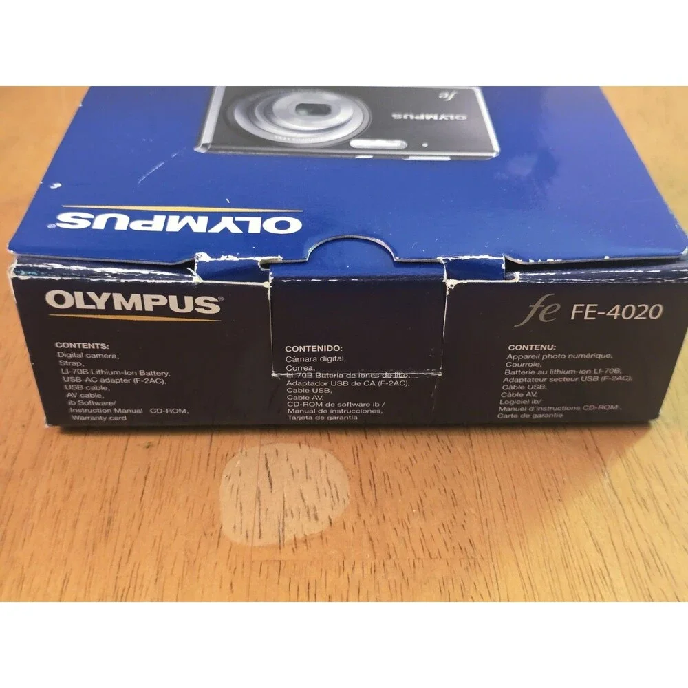 Olympus FE-4020 Digital Camera 14MP UNUSED Open Box Complete Set + 16GB SD Card